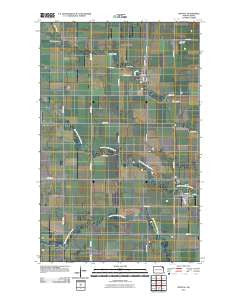 Crystal North Dakota Historical topographic map, 1:24000 scale, 7.5 X 7.5 Minute, Year 2011