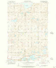 Crystal Springs North Dakota Historical topographic map, 1:24000 scale, 7.5 X 7.5 Minute, Year 1955