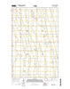 Crystal NE North Dakota Current topographic map, 1:24000 scale, 7.5 X 7.5 Minute, Year 2014