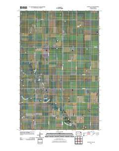 Crystal SE North Dakota Historical topographic map, 1:24000 scale, 7.5 X 7.5 Minute, Year 2011