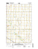 Crystal SE North Dakota Current topographic map, 1:24000 scale, 7.5 X 7.5 Minute, Year 2014