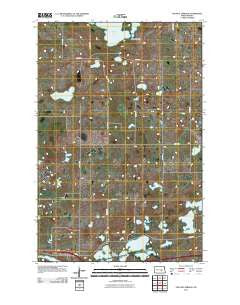 Crystal Springs North Dakota Historical topographic map, 1:24000 scale, 7.5 X 7.5 Minute, Year 2011