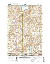 Crystal Springs North Dakota Current topographic map, 1:24000 scale, 7.5 X 7.5 Minute, Year 2014