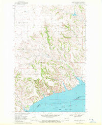 Cussicks Spring North Dakota Historical topographic map, 1:24000 scale, 7.5 X 7.5 Minute, Year 1969