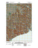 Cussicks Spring North Dakota Historical topographic map, 1:24000 scale, 7.5 X 7.5 Minute, Year 2011