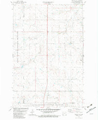 Daglum NW North Dakota Historical topographic map, 1:24000 scale, 7.5 X 7.5 Minute, Year 1982