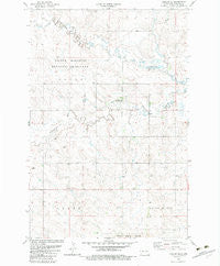 Daglum SE North Dakota Historical topographic map, 1:24000 scale, 7.5 X 7.5 Minute, Year 1982