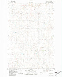 Daglum North Dakota Historical topographic map, 1:24000 scale, 7.5 X 7.5 Minute, Year 1982