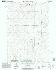 Daglum North Dakota Historical topographic map, 1:24000 scale, 7.5 X 7.5 Minute, Year 1997
