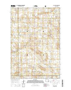 Daglum NW North Dakota Current topographic map, 1:24000 scale, 7.5 X 7.5 Minute, Year 2014