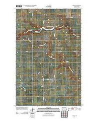 Dahlen North Dakota Historical topographic map, 1:24000 scale, 7.5 X 7.5 Minute, Year 2011