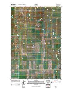 Dana North Dakota Historical topographic map, 1:24000 scale, 7.5 X 7.5 Minute, Year 2011