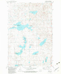 Danzig North Dakota Historical topographic map, 1:24000 scale, 7.5 X 7.5 Minute, Year 1982