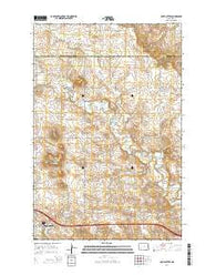Davis Buttes North Dakota Current topographic map, 1:24000 scale, 7.5 X 7.5 Minute, Year 2014
