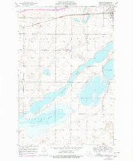 Dawson North Dakota Historical topographic map, 1:24000 scale, 7.5 X 7.5 Minute, Year 1952