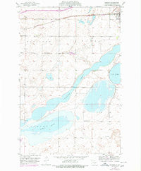 Dawson North Dakota Historical topographic map, 1:24000 scale, 7.5 X 7.5 Minute, Year 1952