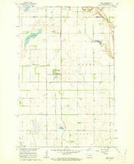 Dazey North Dakota Historical topographic map, 1:24000 scale, 7.5 X 7.5 Minute, Year 1961