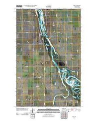 Deep North Dakota Historical topographic map, 1:24000 scale, 7.5 X 7.5 Minute, Year 2011