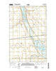 Deep North Dakota Current topographic map, 1:24000 scale, 7.5 X 7.5 Minute, Year 2014
