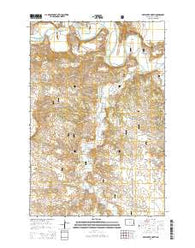 Deep Creek North North Dakota Current topographic map, 1:24000 scale, 7.5 X 7.5 Minute, Year 2014