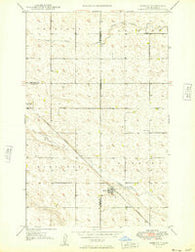 Deering North Dakota Historical topographic map, 1:24000 scale, 7.5 X 7.5 Minute, Year 1949