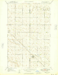 Deering North Dakota Historical topographic map, 1:24000 scale, 7.5 X 7.5 Minute, Year 1949