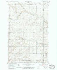 Deering North Dakota Historical topographic map, 1:24000 scale, 7.5 X 7.5 Minute, Year 1949
