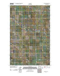 Deering NW North Dakota Historical topographic map, 1:24000 scale, 7.5 X 7.5 Minute, Year 2011