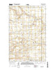 Deering SE North Dakota Current topographic map, 1:24000 scale, 7.5 X 7.5 Minute, Year 2014