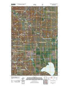 Demicks Lake North Dakota Historical topographic map, 1:24000 scale, 7.5 X 7.5 Minute, Year 2011