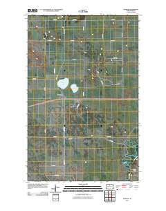 Denbigh North Dakota Historical topographic map, 1:24000 scale, 7.5 X 7.5 Minute, Year 2011