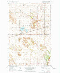 Denbigh North Dakota Historical topographic map, 1:24000 scale, 7.5 X 7.5 Minute, Year 1949