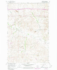 Dengate North Dakota Historical topographic map, 1:24000 scale, 7.5 X 7.5 Minute, Year 1960