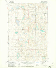 Denhoff North Dakota Historical topographic map, 1:24000 scale, 7.5 X 7.5 Minute, Year 1960