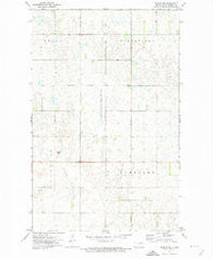 Derrick NW North Dakota Historical topographic map, 1:24000 scale, 7.5 X 7.5 Minute, Year 1972