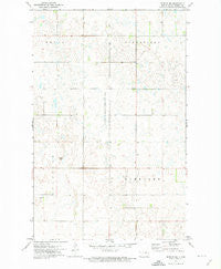 Derrick NW North Dakota Historical topographic map, 1:24000 scale, 7.5 X 7.5 Minute, Year 1972
