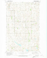 Derrick SE North Dakota Historical topographic map, 1:24000 scale, 7.5 X 7.5 Minute, Year 1972