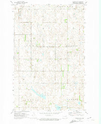 Derrick SE North Dakota Historical topographic map, 1:24000 scale, 7.5 X 7.5 Minute, Year 1972