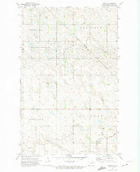 Derrick North Dakota Historical topographic map, 1:24000 scale, 7.5 X 7.5 Minute, Year 1972