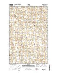 Derrick NW North Dakota Current topographic map, 1:24000 scale, 7.5 X 7.5 Minute, Year 2014