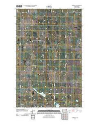 Derrick SE North Dakota Historical topographic map, 1:24000 scale, 7.5 X 7.5 Minute, Year 2011