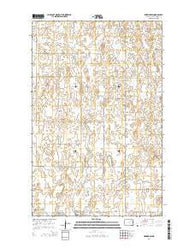Derrick SW North Dakota Current topographic map, 1:24000 scale, 7.5 X 7.5 Minute, Year 2014