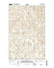Derrick SW North Dakota Current topographic map, 1:24000 scale, 7.5 X 7.5 Minute, Year 2014
