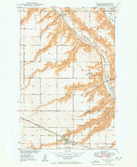 Des Lacs North Dakota Historical topographic map, 1:24000 scale, 7.5 X 7.5 Minute, Year 1950