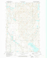 Des Moines Lake North Dakota Historical topographic map, 1:24000 scale, 7.5 X 7.5 Minute, Year 1972