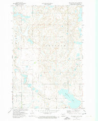 Des Moines Lake North Dakota Historical topographic map, 1:24000 scale, 7.5 X 7.5 Minute, Year 1972