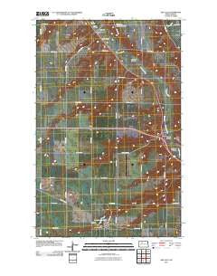 Des Lacs North Dakota Historical topographic map, 1:24000 scale, 7.5 X 7.5 Minute, Year 2011