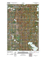 Des Moines Lake North Dakota Historical topographic map, 1:24000 scale, 7.5 X 7.5 Minute, Year 2011