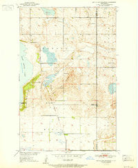 Devils Lake Mountain North Dakota Historical topographic map, 1:24000 scale, 7.5 X 7.5 Minute, Year 1951