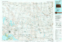 Devils Lake North Dakota Historical topographic map, 1:100000 scale, 30 X 60 Minute, Year 1993
